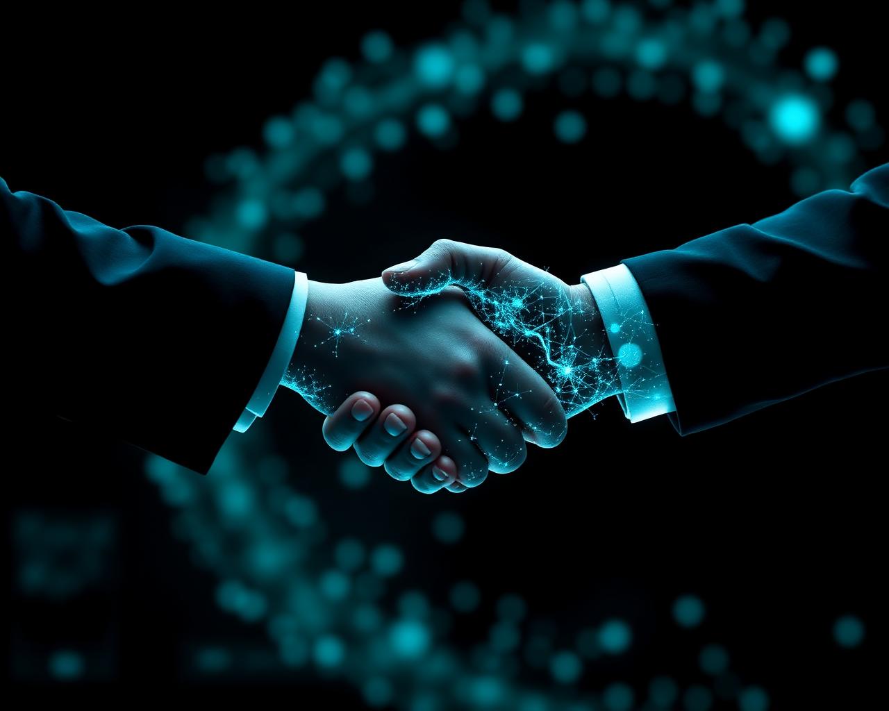 Partnership handshake